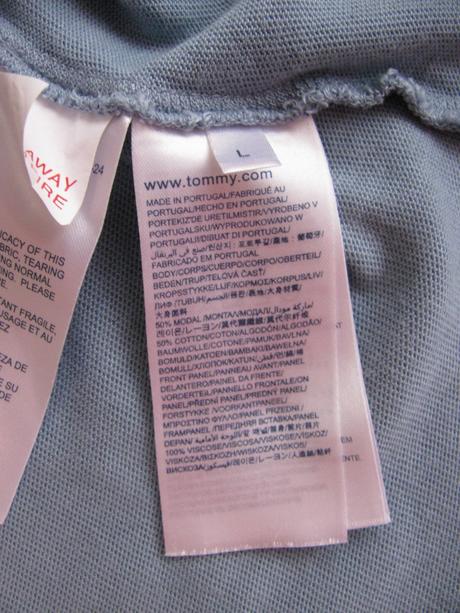 Dámské světle modré tričko tommy hilfiger, tommy hilfiger,l