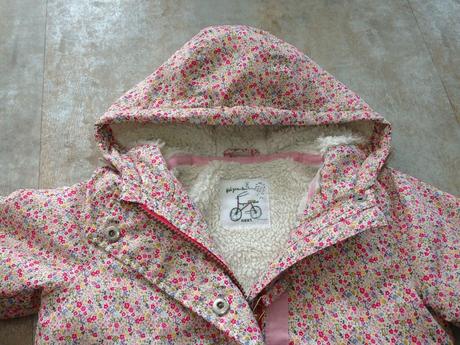 Bunda next růžová myšky ptáček jaro 2roky kapuce, next,92