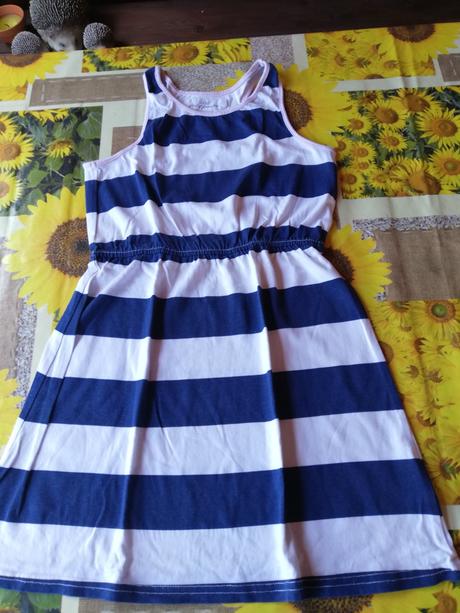 Šaty letní dívčí vel.122/128, zn. l.o.g.g., l.o.g.g.,122