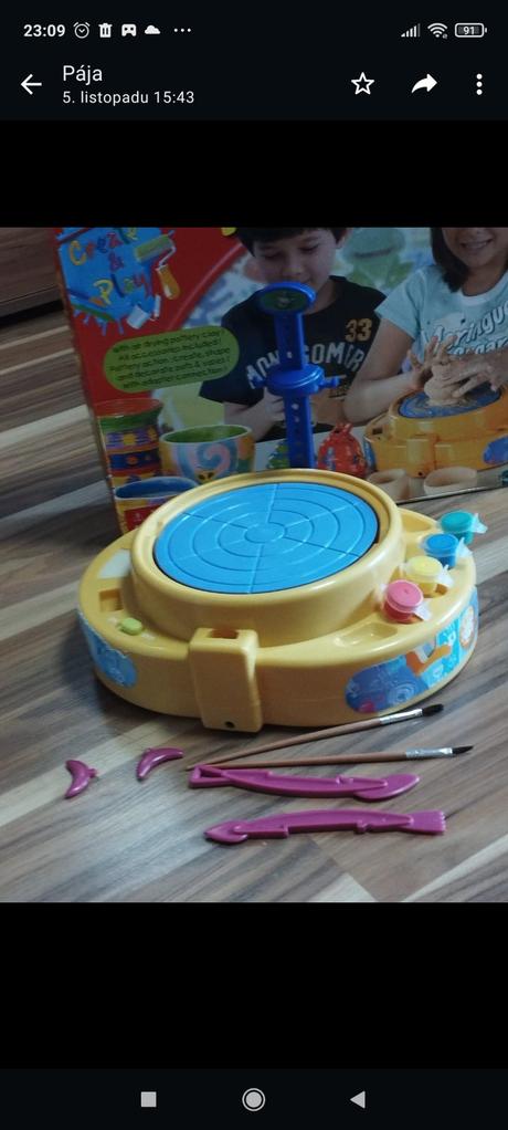 Hrnčířský kruh s příslušenstvím, 