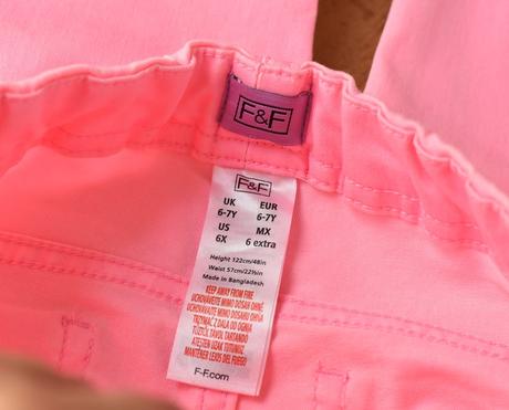 Džíny vel. 6 - 7 let, f&f,122