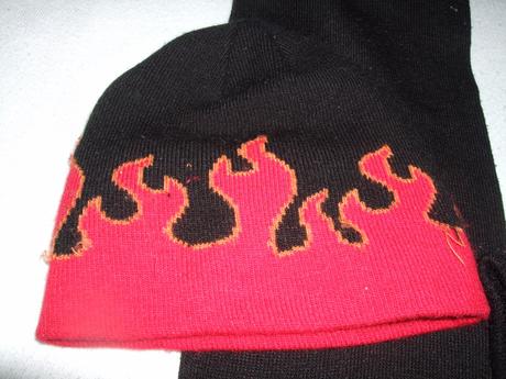 Čepice + rukavice + šála fire (4-8 let), cherokee,104