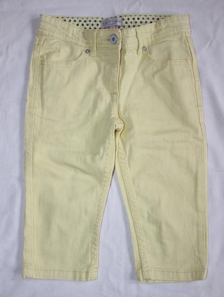 Va101 žluté 3/4 džíny 8-9 let, 134
