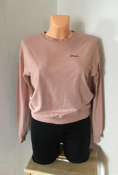 Vel. 34 pudrová tenká mikina, h&m,34
