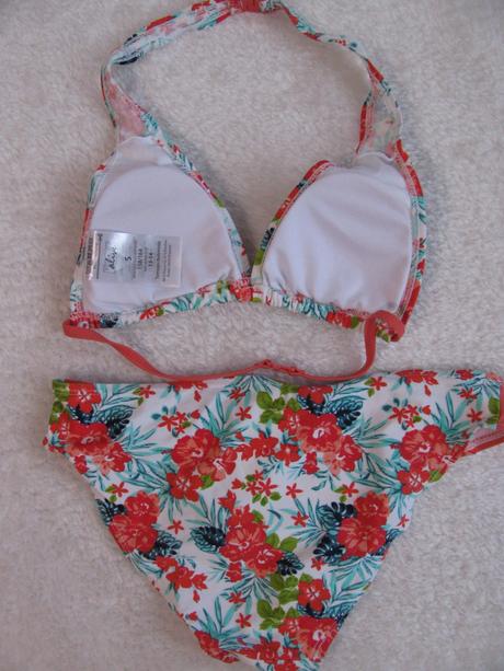 Dvoudílné dívčí květované plavky alive, alive,164