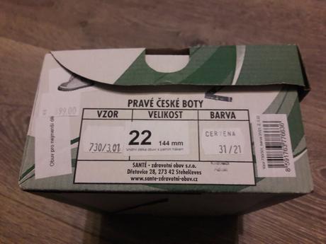 Nové celoroční kožené boty sante v.22, santé,22