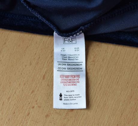 Šaty vel. 4 - 5 let, f&f,110