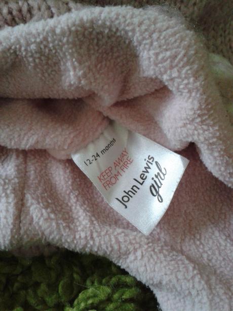 Čepice ušanka zn.john lewis,vel.86/92, john lewis,86