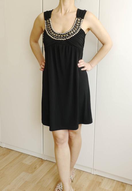 Cerna tunika / minisaty vel.32/34 b.p.c., bonprix,xs