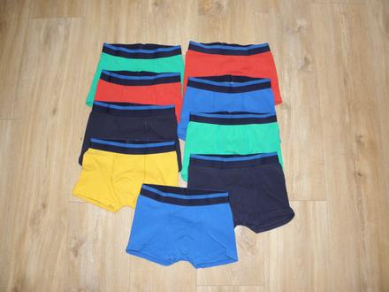 9x chlapecké boxerky zn. tchibo vel.134/140, tchibo,134