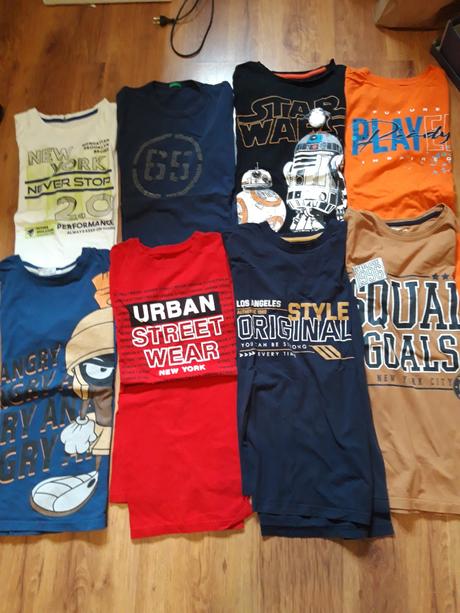 4x triko trička i jednotlivě, 164