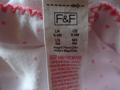 Bavlněný overal s puntíkem, vel. 74, f&f,74