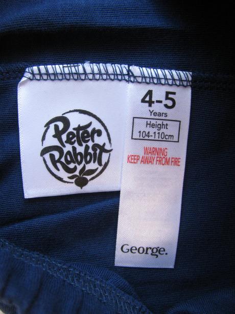 Modré bavlněné šortky-peter rabbit, george,110