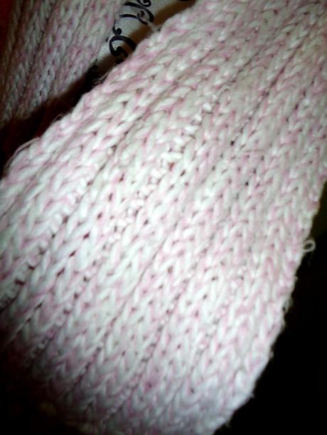 Nádherná bílorůžová maxi šála - měkoučká, xl