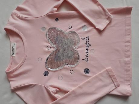 Dětské měnící (přeměňovací) tričko s motýlkem, 116, 116