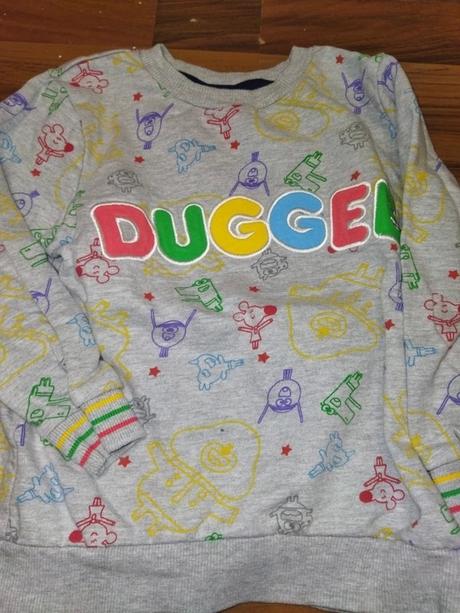 Šedá mikina duggee 104, george,104