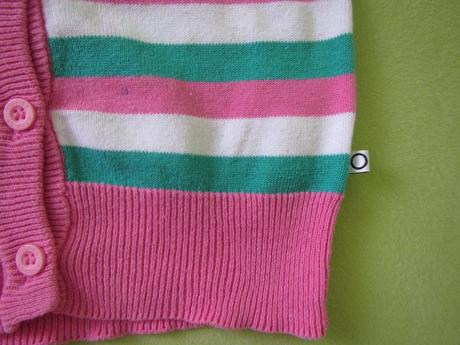 Pruhovaný svetr na knoflíky noppies 98, 98