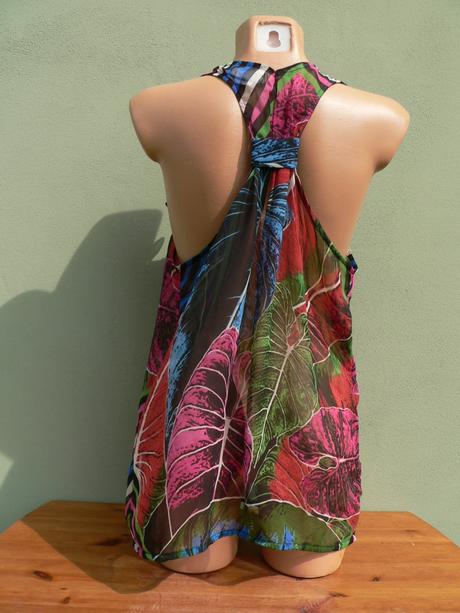 Lehký průsvitný top tunika zoi - vel.40, 40