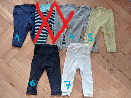 Pyžamo kalhoty / slabé tepláky lupilu 74/80, lupilu,80