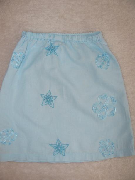 Krásná světle modrá letní sukně next, next,110