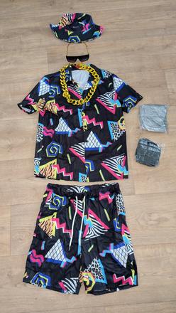 Ka480  karnevalový kostým retro vel. s, 