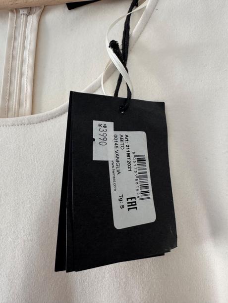 Krémové šaty vel.s / 36, twinset,s