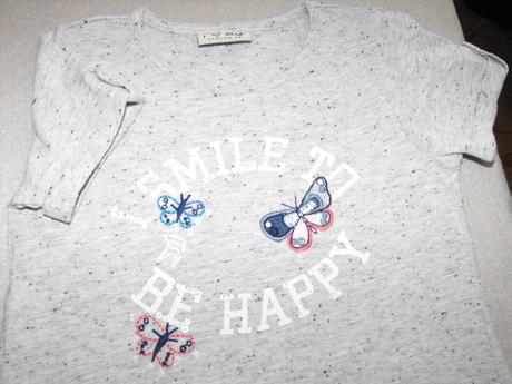 Melírované tričko smile to be happy zn. next, next,104