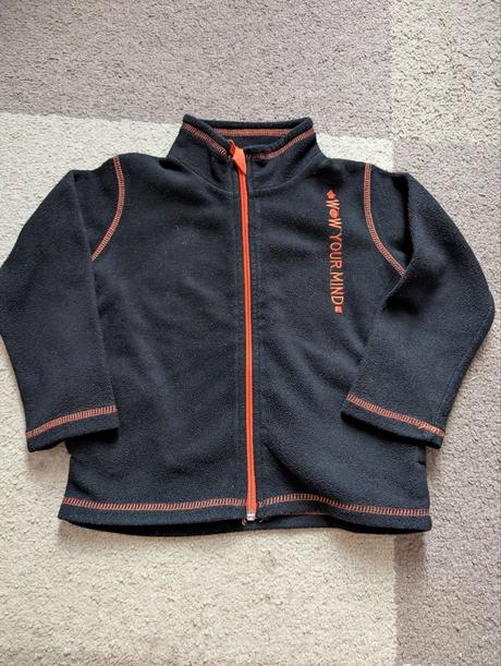 Flísová mikina na zip, lupilu,98
