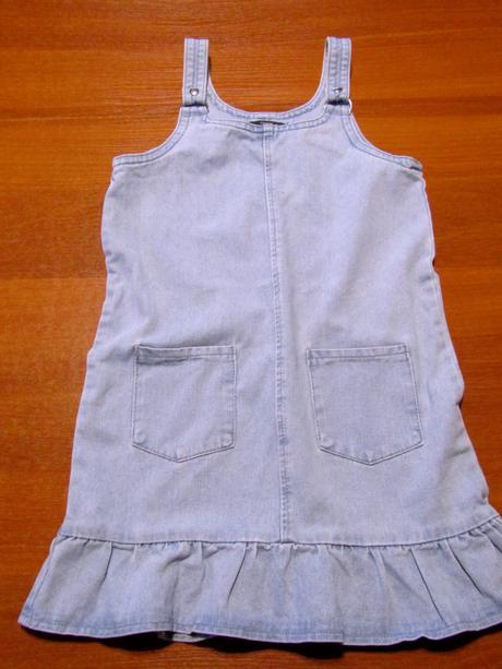 Dívčí džínové šatičky vel 140-146, george,146