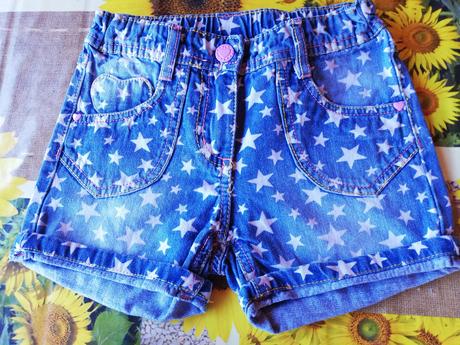 Sada dívčích šortek vel. 122/128., palomino,122