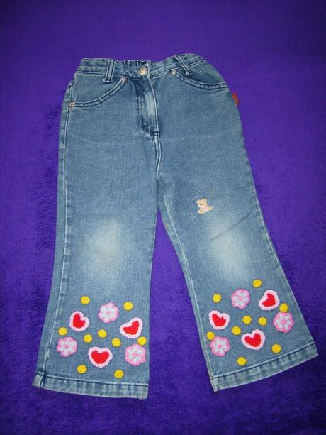 Riflíky s kytičkama vel.98, 98