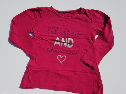 F15 dívčí triko s dlouhým rukávem vel. 98-104, 98