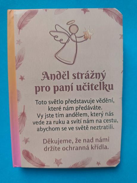 Dárkový blok pro paní učitelku nebo tatínka,