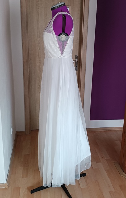 Romantické svatební šaty vel.36/38, 38