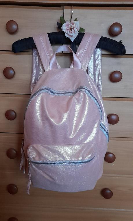Reserved růžový třpytivý batoh, reserved