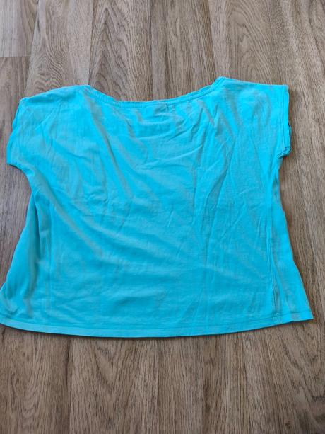 Světle modrý croptop 158/164, takko,164