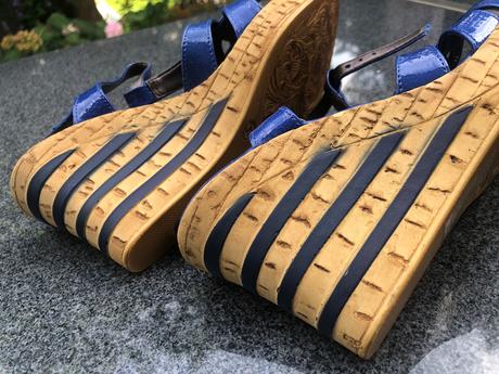 Tamaris modre sandaly na klinu 37, tamaris,37