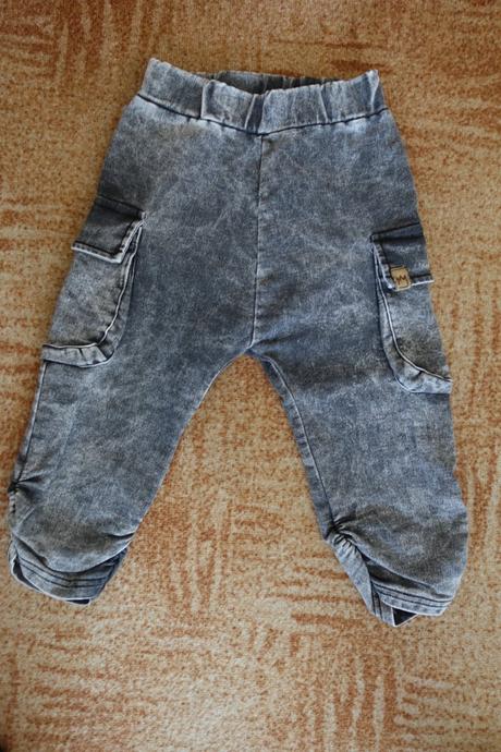 Chlapecké riflové baggy kraťasy vel. 140, 140
