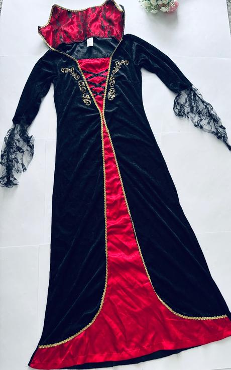 An8/ kostým upírka/ čarodějnice - v.s dámský, 