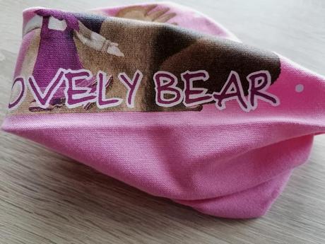 Bavlněná čepička s mášou a medvědem, disney