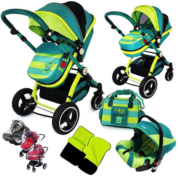 Kočárky i-Safe - Lil Friend Pram, iVogue Pear Luxury