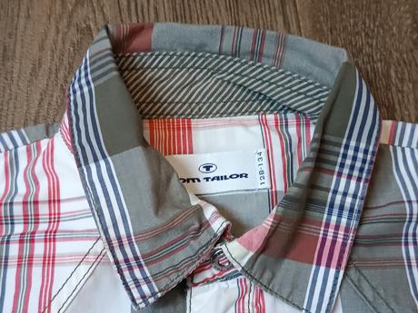 3x chlapecké košile, tom tailor,134