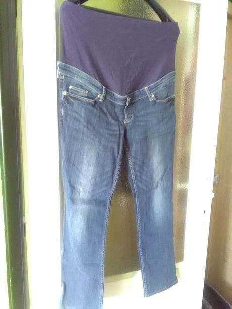 Těhotenské džíny, h&m,46