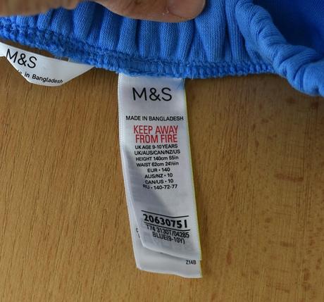 Tepláky vel. 9 - 10 let, marks & spencer,140