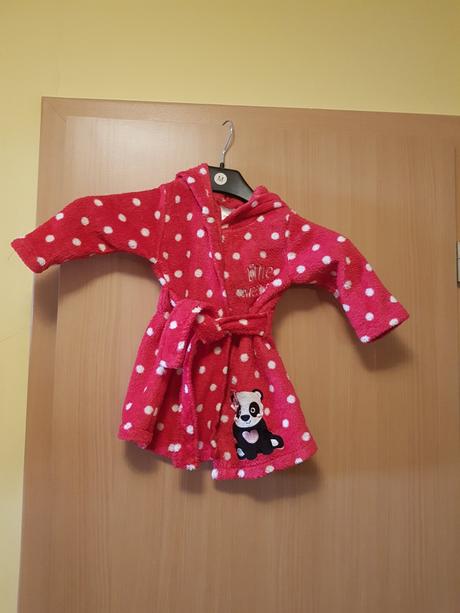 Fleesový župan značky baby, vel. 9-12 měsíců., 74