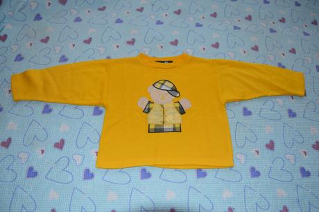 Žlutá mikina s medvídkem, 116