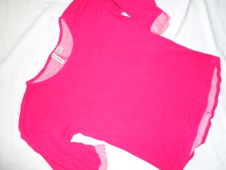 Luxusní sytě růžová mikina, terranova,s