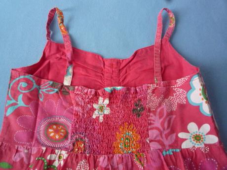 Plátěné šaty na ramínka růžové vel. 140, f&f,140