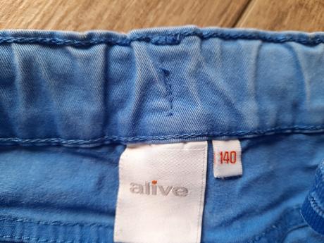 Světle modré kalhoty zn. alive, vel. 140, alive,140
