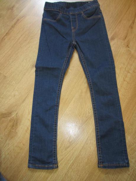  džínové legíny, džegíny, h&m,104